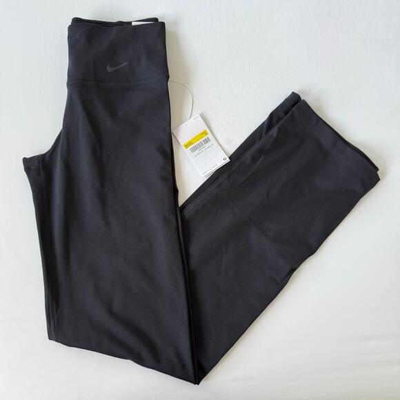 Nike Women’s Power Classic Gym Pant Black Hi waist Tapered Leg Size S NWT - Picture 5 of 5